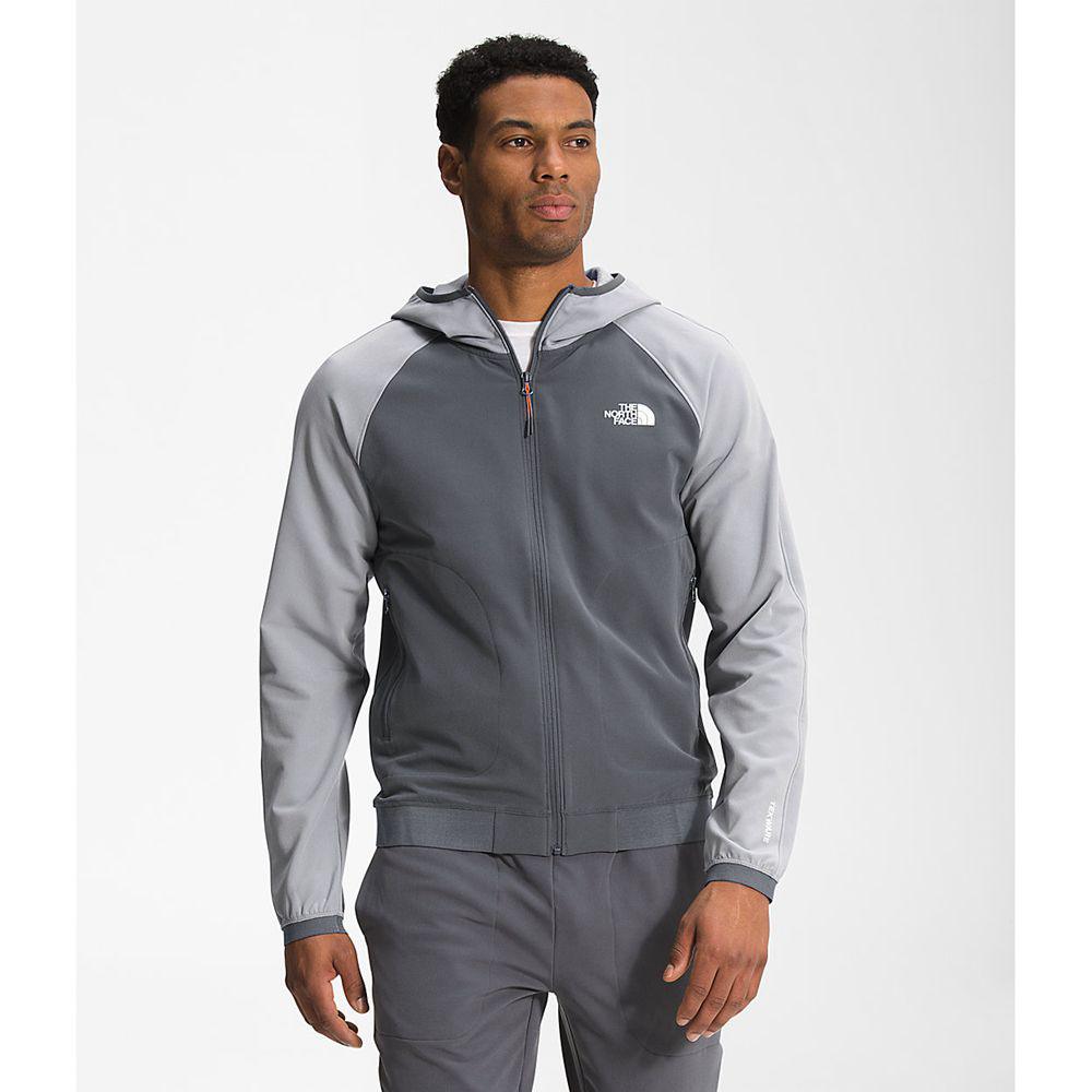 The North Face Tekware® Fleece Full Zip Ανδρικα Φούτερ Hoodie - Γκρι (MPCF48931)